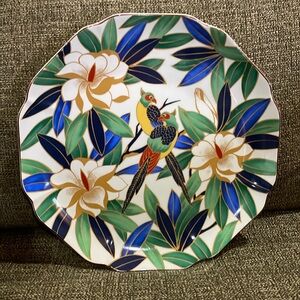 Vintage Takahashi Tropicale Bird Parrot Plate